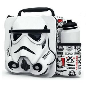 Star Wars Storm Trooper 3D Lunch Bag and Drink Bottle Set. Fully insulated